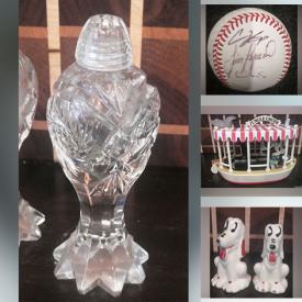 MaxSold Auction: This online auction features salt & pepper shakers, hot wheels, hockey collection, original oil painting, comics, baseball collection games, trading cards, comic, NHL hockey coins, encyclopedia, trading cards, vintage rare vase, Royal Doulton cup, VHS, puzzles and much more.